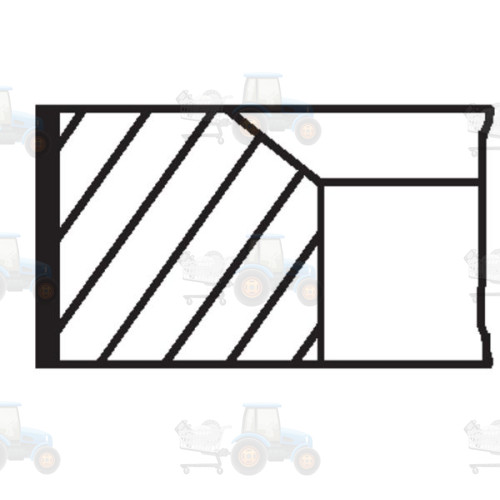 Set segmenti piston MAHLE - 043 18 V0