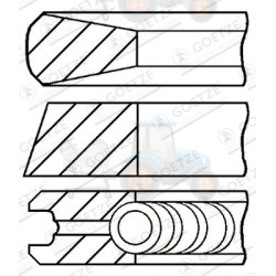 Set segmenti piston GOETZE - 08-103200-00