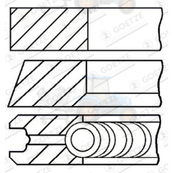 Set segmenti piston GOETZE - 08-146507-00