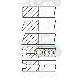 Set segmenti piston GOETZE - 08-164400-00