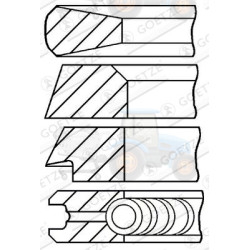 Set segmenti piston GOETZE - 08-172507-00