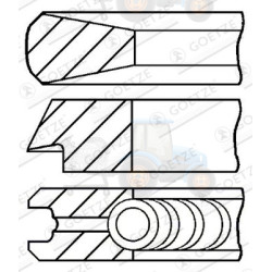 Set segmenti piston GOETZE - 08-176400-30