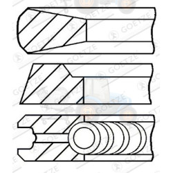 Set segmenti piston GOETZE - 08-178211-00