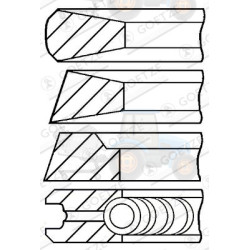 Set segmenti piston GOETZE - 08-178400-10