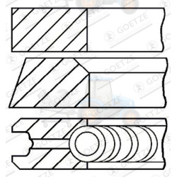 Set segmenti piston GOETZE - 08-247808-00