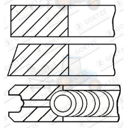 Set segmenti piston GOETZE - 08-252200-00