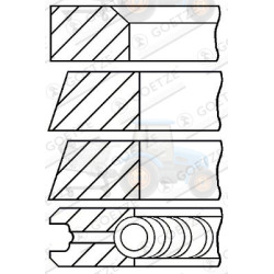 Set segmenti piston GOETZE - 08-322300-00