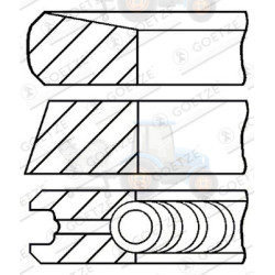 Set segmenti piston GOETZE - 08-520400-00