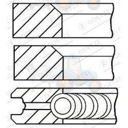 Set segmenti piston GOETZE - 08-523000-00