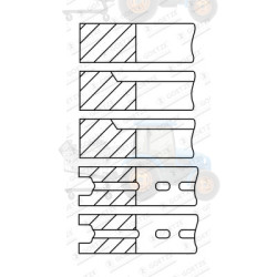 Set segmenti piston GOETZE - 08-525209-00