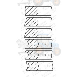 Set segmenti piston GOETZE - 08-525300-00