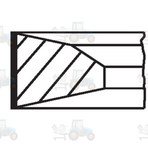 Set segmenti piston MAHLE - 099 RS 00140 0N0