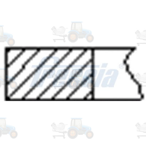 Set segmenti piston FRECCIA - FR10-205000