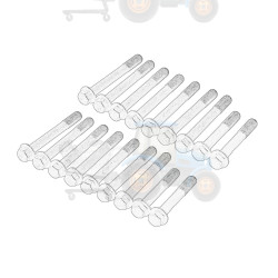 Set surub chiulasa OE PERKINS - T427106