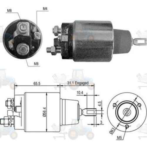 Solenoid, electromotor MAGNETI MARELLI - 940113050418