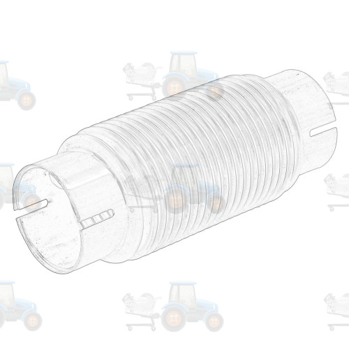 Teava flexibila, esapament OE JCB - 332/S6663