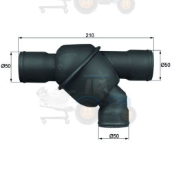 Termostat,lichid racire MAHLE - TH 21 83