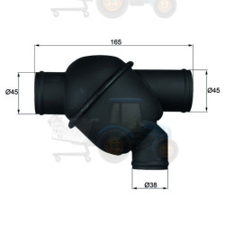 Termostat,lichid racire MAHLE - TH 23 87