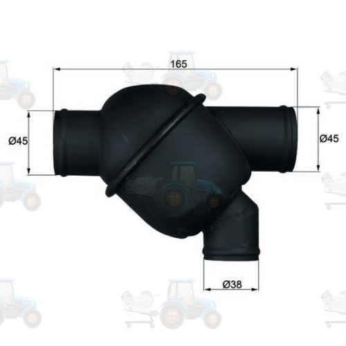 Termostat,lichid racire MAHLE - TH 23 87