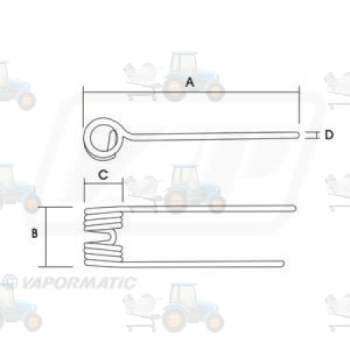 TUZ alte elemente de suspensie VAPORMATIC - VLH7023