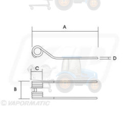 TUZ alte elemente de suspensie VAPORMATIC - VLH7026