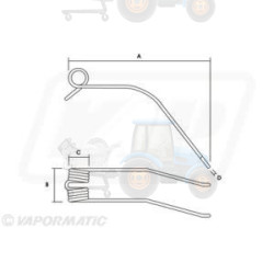 TUZ alte elemente de suspensie VAPORMATIC - VLH7054