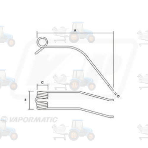 TUZ alte elemente de suspensie VAPORMATIC - VLH7054