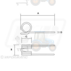 TUZ alte elemente de suspensie VAPORMATIC - VLH7071