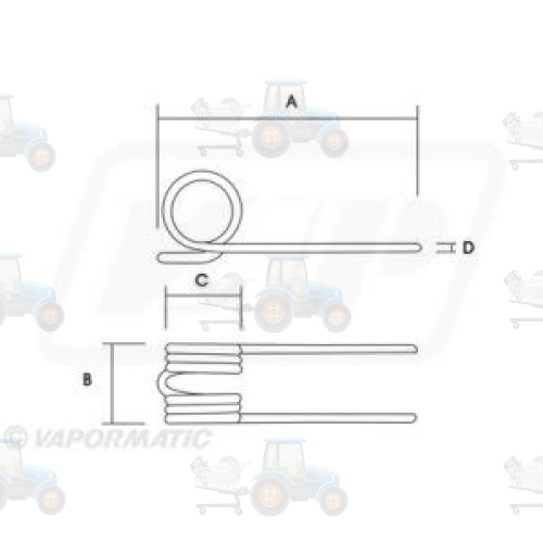 TUZ alte elemente de suspensie VAPORMATIC - VLH7071