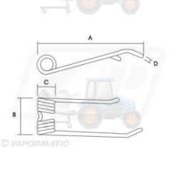 TUZ alte elemente de suspensie VAPORMATIC - VLH7072