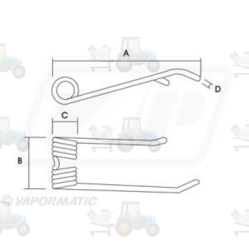 TUZ alte elemente de suspensie VAPORMATIC - VLH7072