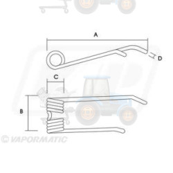 TUZ alte elemente de suspensie VAPORMATIC - VLH7073