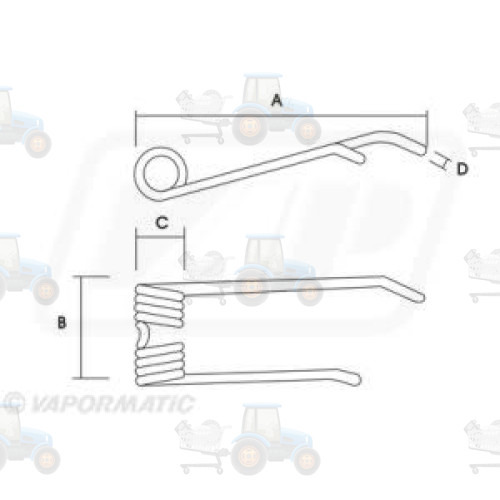 TUZ alte elemente de suspensie VAPORMATIC - VLH7073