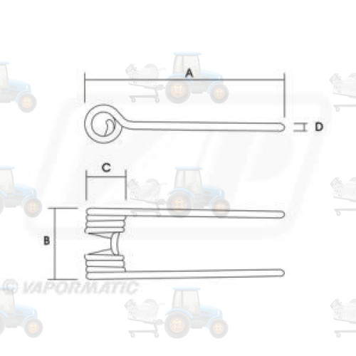 TUZ alte elemente de suspensie VAPORMATIC - VLH7077