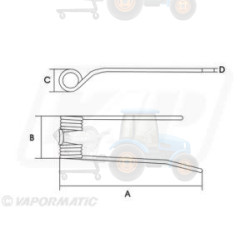 TUZ alte elemente de suspensie VAPORMATIC - VLH7081