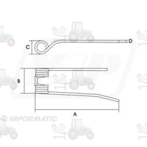 TUZ alte elemente de suspensie VAPORMATIC - VLH7081