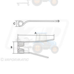 TUZ alte elemente de suspensie VAPORMATIC - VLH7083