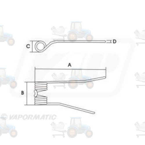 TUZ alte elemente de suspensie VAPORMATIC - VLH7083