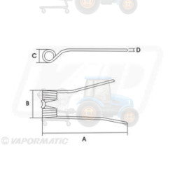 TUZ alte elemente de suspensie VAPORMATIC - VLH7085