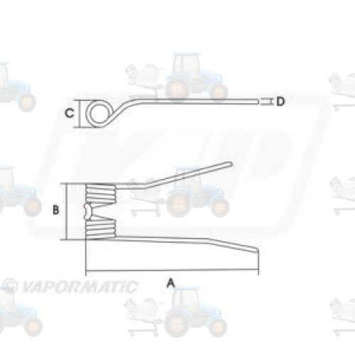 TUZ alte elemente de suspensie VAPORMATIC - VLH7085