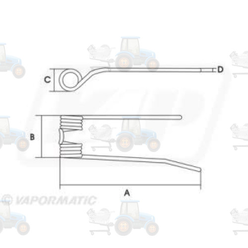 TUZ alte elemente de suspensie VAPORMATIC - VLH7681