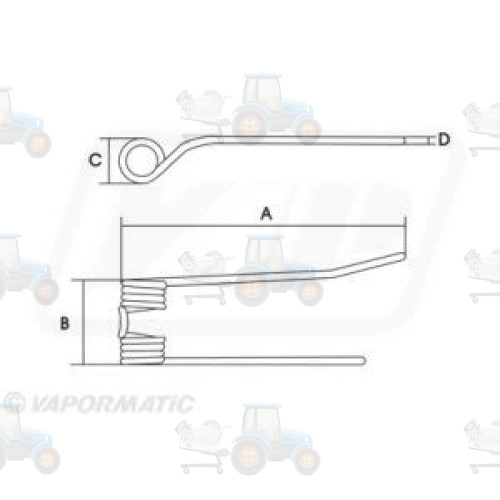 TUZ alte elemente de suspensie VAPORMATIC - VLH7682