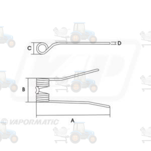 TUZ alte elemente de suspensie VAPORMATIC - VLH7685