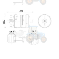 Uscator,aer conditionat MAHLE - AD 324 000S