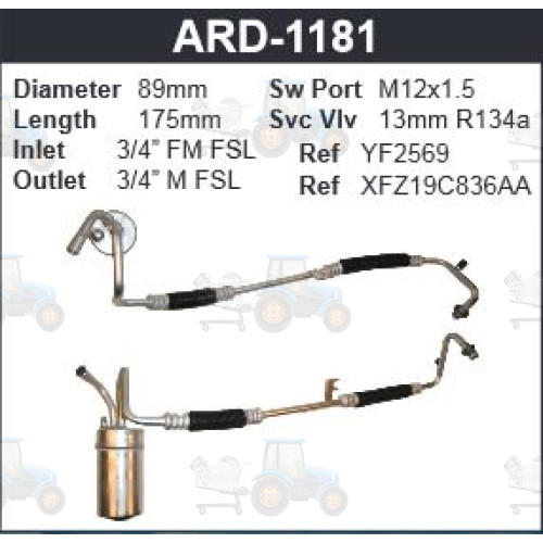 Uscator aer conditionat SUNAIR - ARD-1181